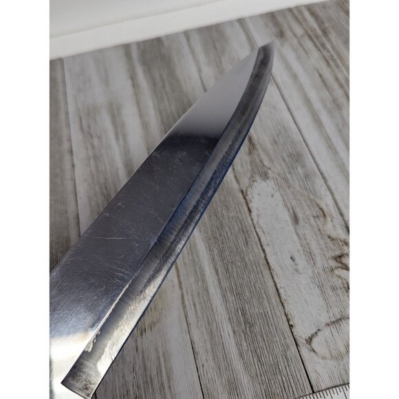 Used Maxam Chef's Knife 9" Stainless Blade Wood Handle - Picture 5 of 10